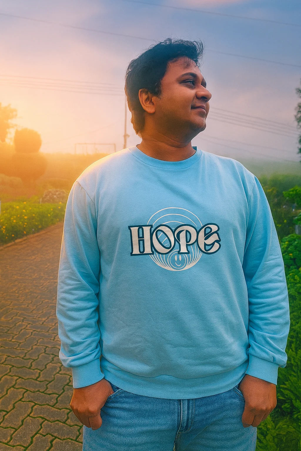 Enjoying the nice winter